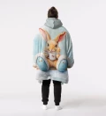 Winter Bunny huggie blanket