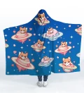 Cute Galaxy hooded blanket