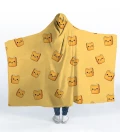 Cute Toast hooded blanket