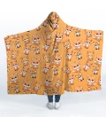 Foxy hooded blanket