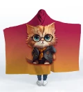 Harry Kitten hooded blanket