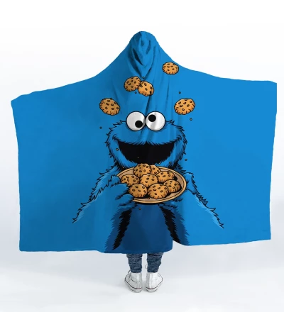 Cookie hooded blanket