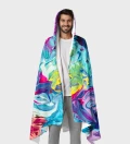 Paintjob hooded blanket