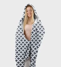 Penguin hooded blanket