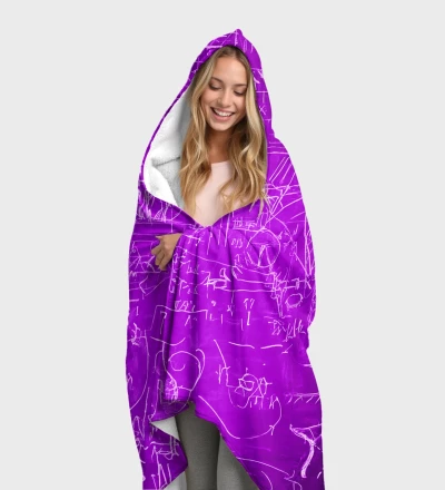 No Drama LLama hooded blanket