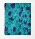 Blue Monster sherpa blanket