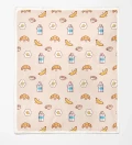 Kawaii Breakfast sherpa blanket