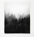 Dark Forest sherpa blanket