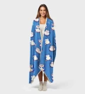 Sleeping Guy sherpa blanket