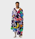 Out in Space sherpa blanket