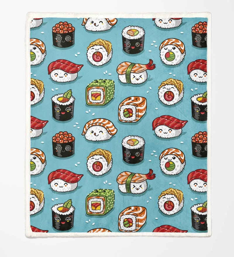 Sushi sherpa blanket