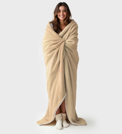 Autumn Weather sherpa blanket