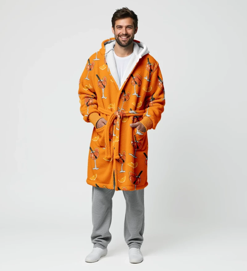 Aperol sherpa robe