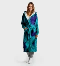 Blue Monster sherpa robe