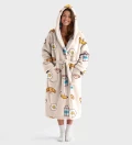 Kawaii Breakfast sherpa robe