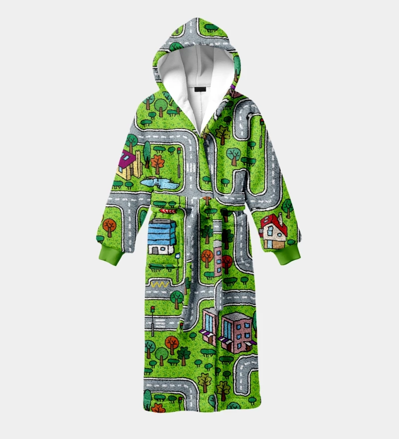 City Carpet sherpa robe