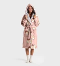 Coffee Love sherpa robe