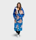 Cute Galaxy sherpa robe