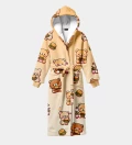 Burger Bear sherpa robe