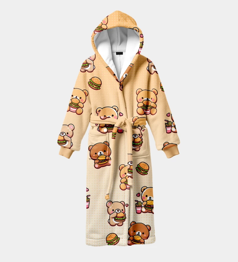 Szlafrok sherpa Burger Bear