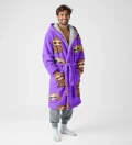 Lazy Sloth sherpa robe