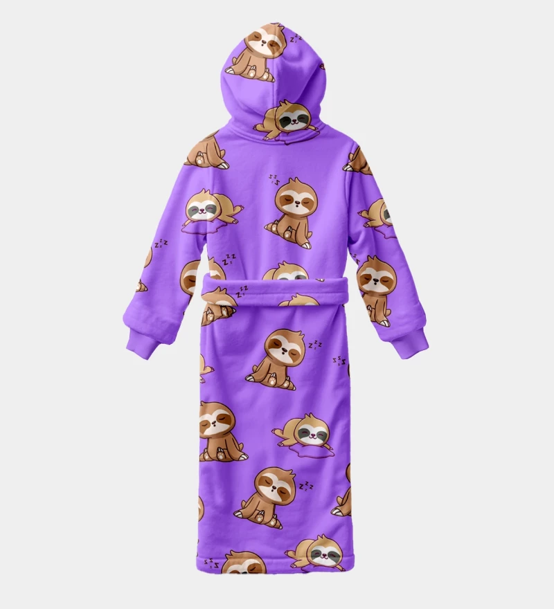 Lazy Sloth sherpa robe