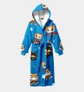 League of Cats sherpa robe