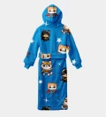 League of Cats sherpa robe