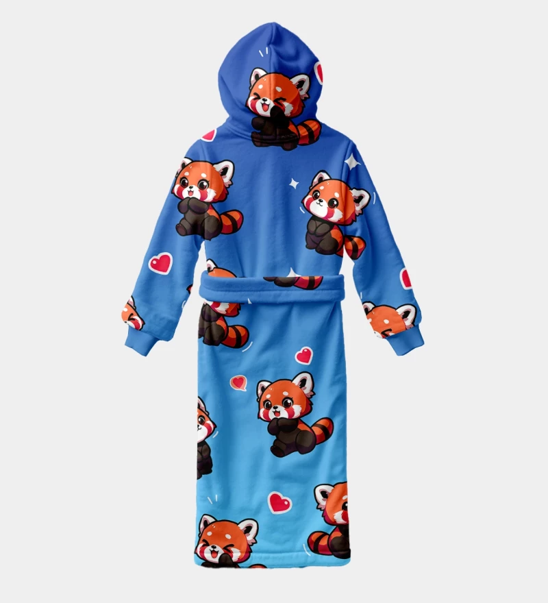 Tanuki Love sherpa robe