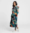 Watercolor Fish sherpa robe