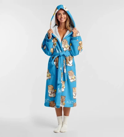 Bath Time sherpa robe