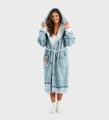 Shower Time sherpa robe