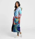 Coral Reef sherpa robe