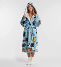 Only Cats sherpa robe