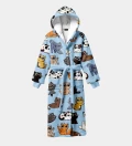 Only Cats sherpa robe