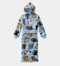 Only Cats sherpa robe