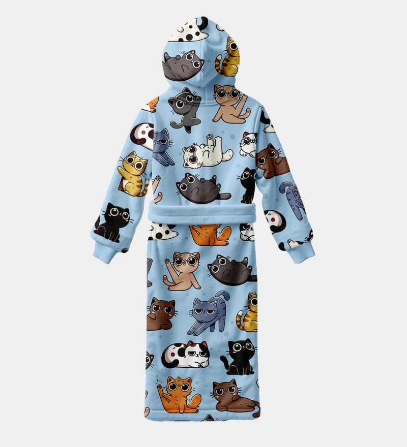 Only Cats sherpa robe