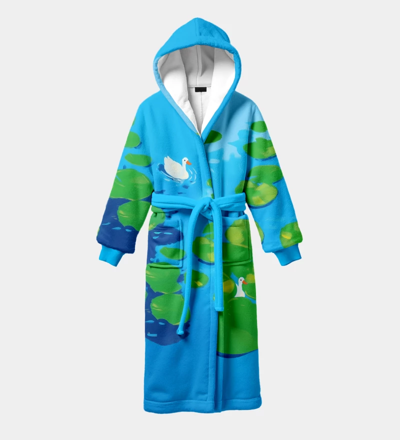 Duck sherpa robe