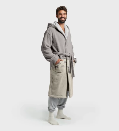 Totoro sherpa robe