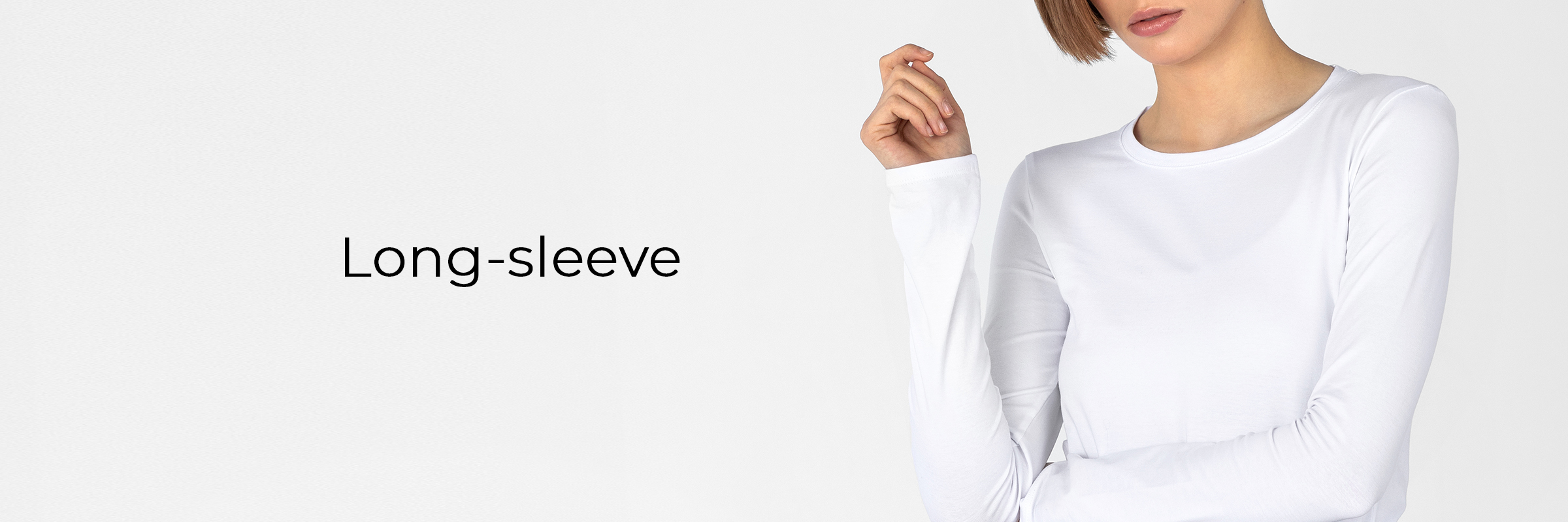 long-sleeve women's collection banner