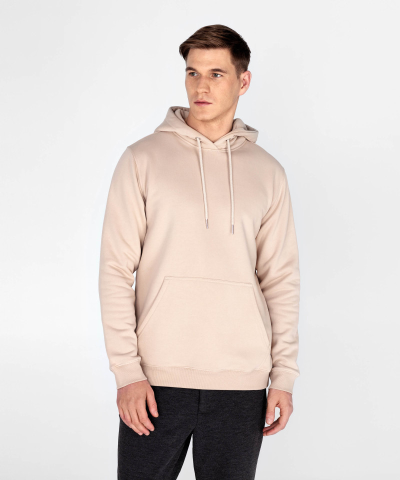 Essential hoodie, beige - BASICLO
