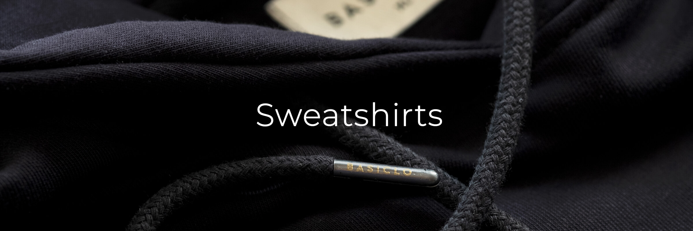Sweatshirts men's collection banner