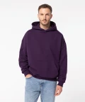 Unisex hoodie oversize 550 GSM, purple