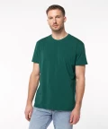Crew-neck t-shirt, bottle green