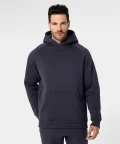 Men's regular raglan hoodie, dark grey