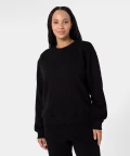 Women's oversize sweatshirt, black