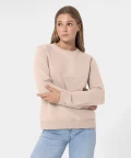 Sweatshirt classic women's, beige