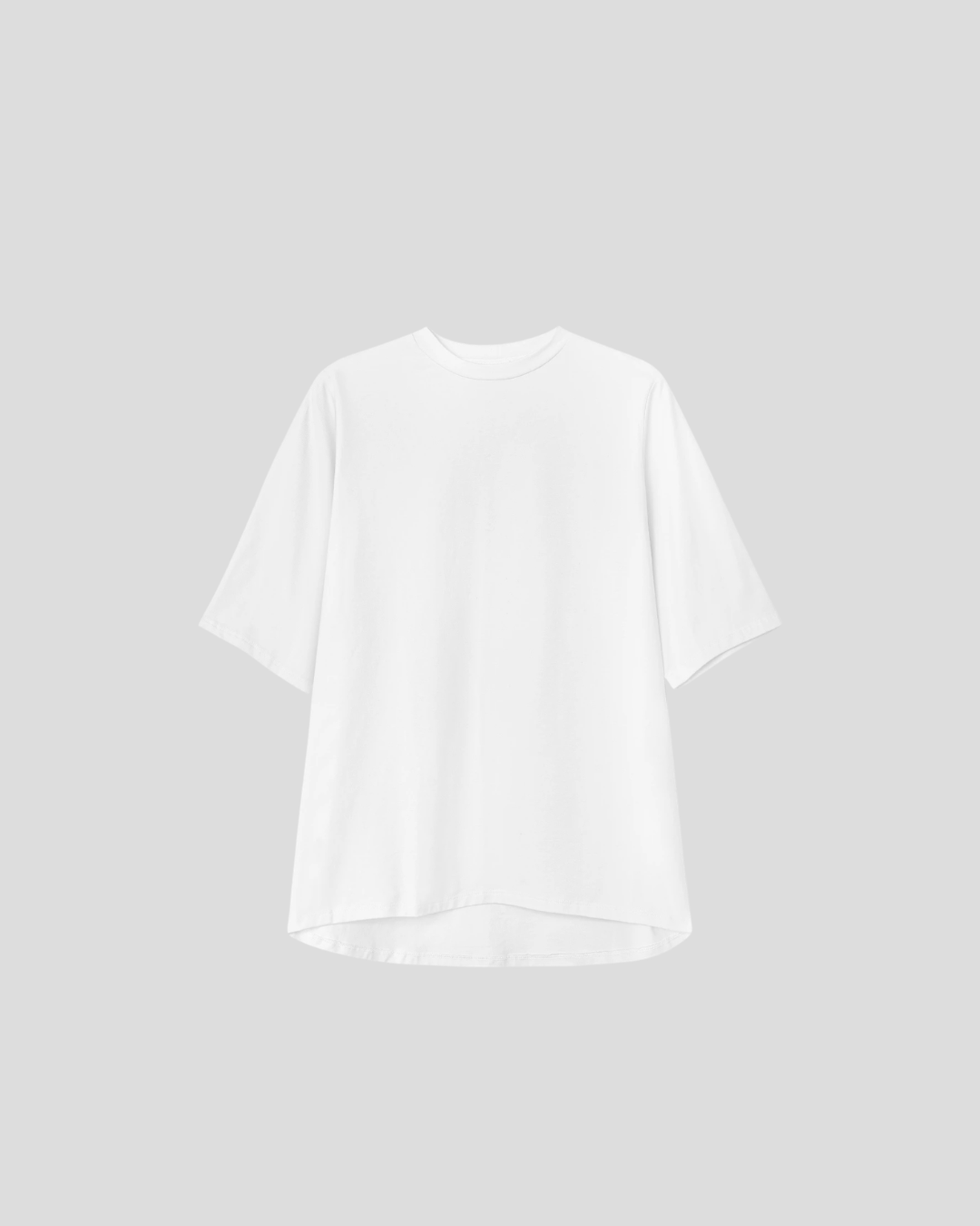 T-shirt premium oversize damski biały