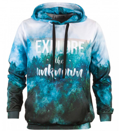 Printed hoodie Explore