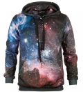 Printed hoodie Purple Galaxy